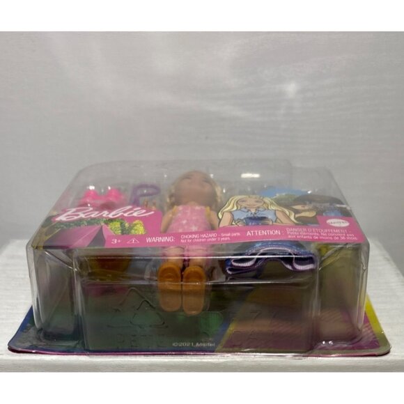 Barbie Chelsea Camping Playset Doll Pet Owl & Sleeping Bag Mattle It Takes Two - Picture 7 of 7